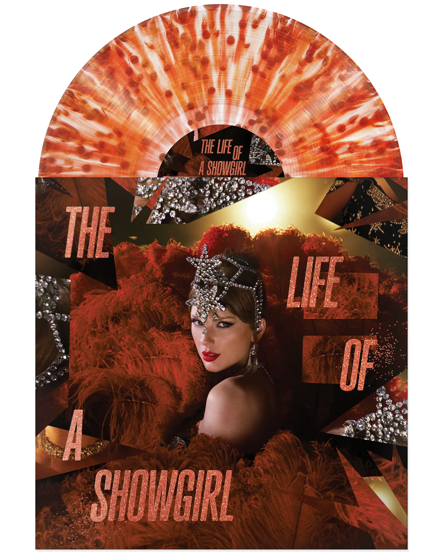 Taylor Swift – The Life of a Showgirl: Tiny Bubbles in Champagne (vinilo Red Lipstick & Lace) - Vinylrecordsv