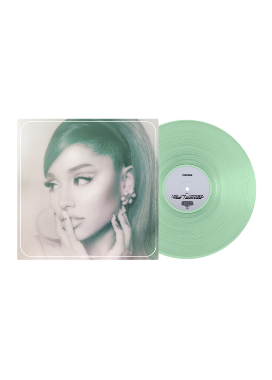 Ariana Grande positions vinilo LP verde Coke Bottle portada oficial