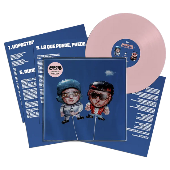 CA7RIEL y Paco Amoroso Papota vinilo Baby Pink portada oficial