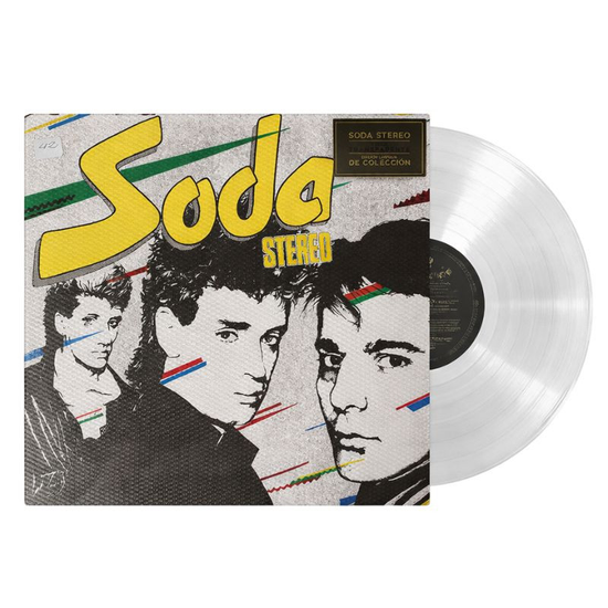 Soda Stereo Soda Stereo vinilo transparente LP portada oficial