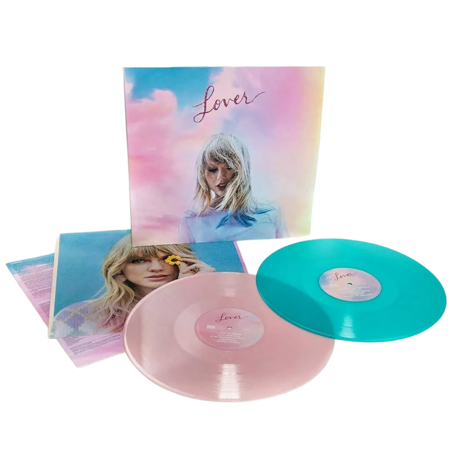 Taylor Swift – Lover (vinilo 2LP rosa y azul)