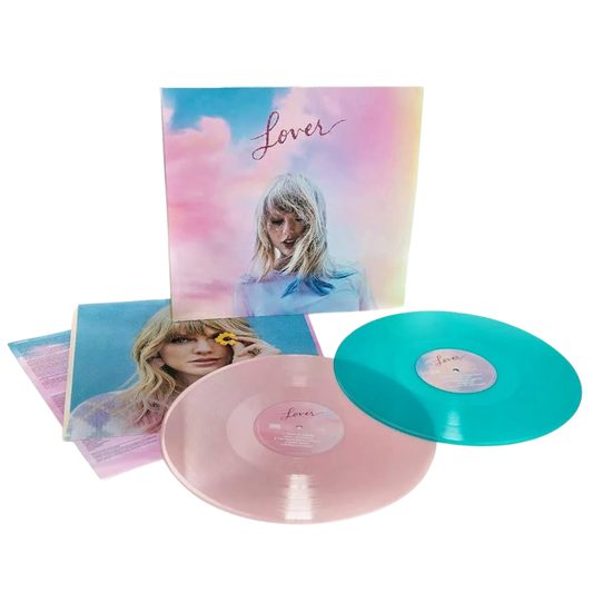 Taylor Swift – Lover (vinilo 2LP rosa y azul)
