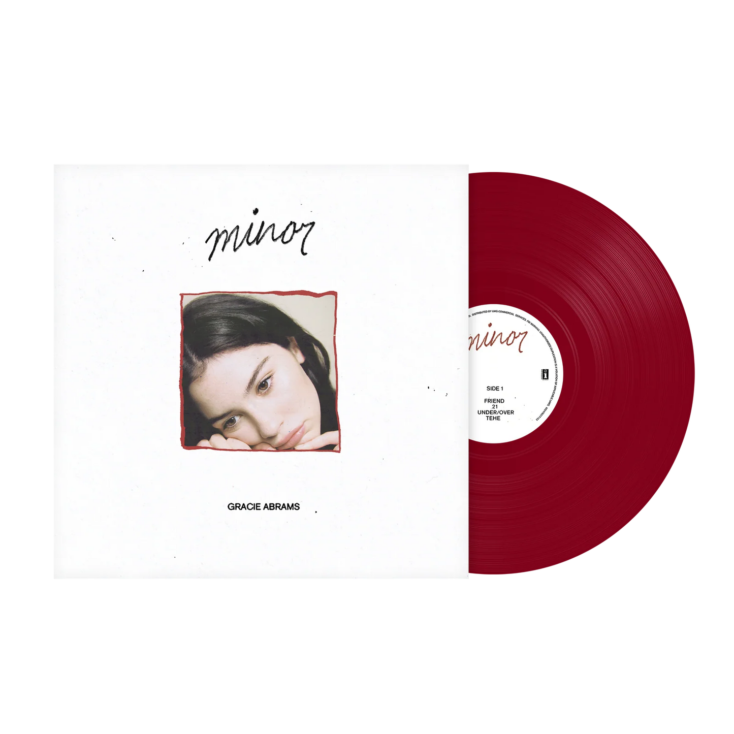 Gracie Abrams – minor (vinilo rojo 5 Year Anniversary) - Vinylrecordsv
