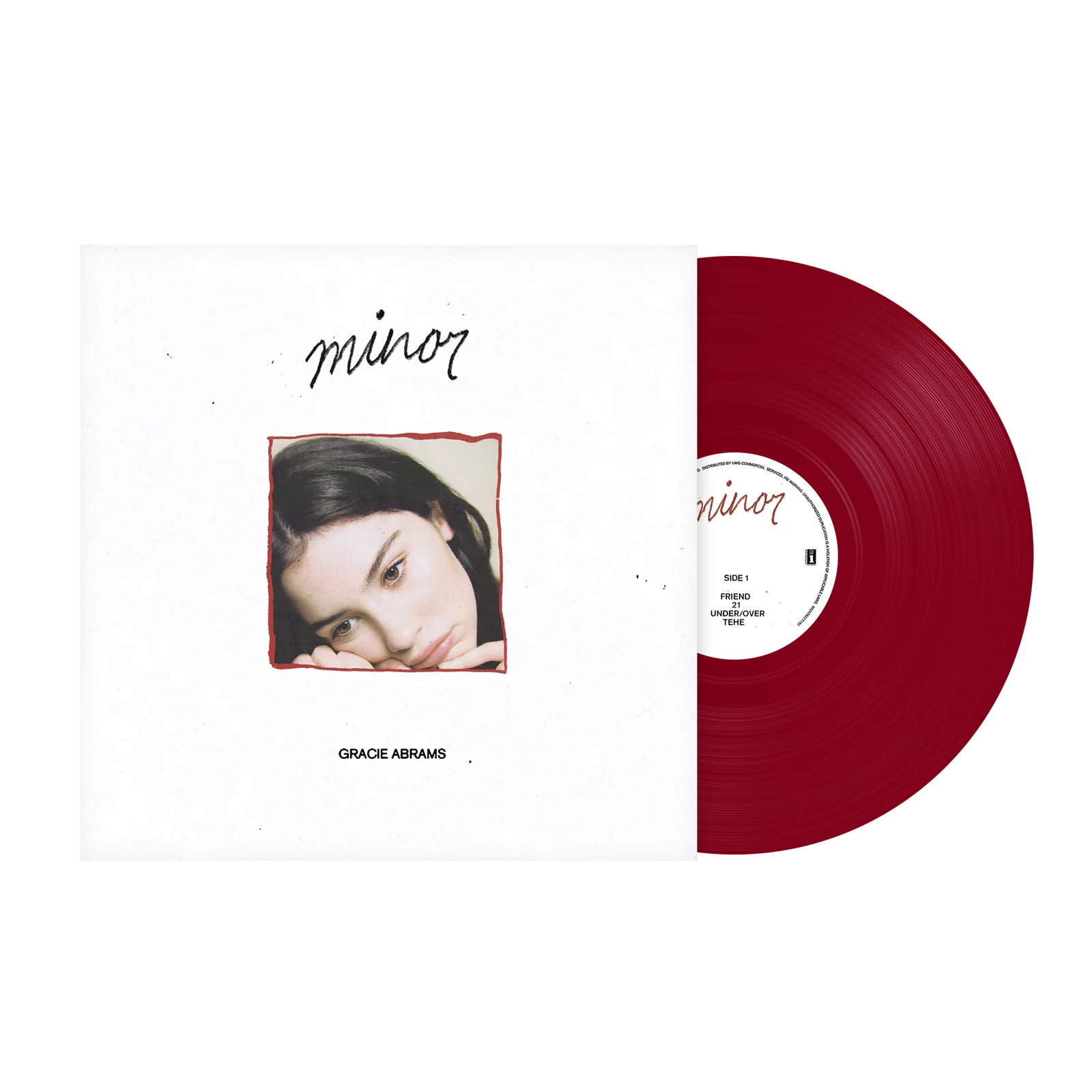 Gracie Abrams – minor (vinilo rojo 5 Year Anniversary) - Vinylrecordsv
