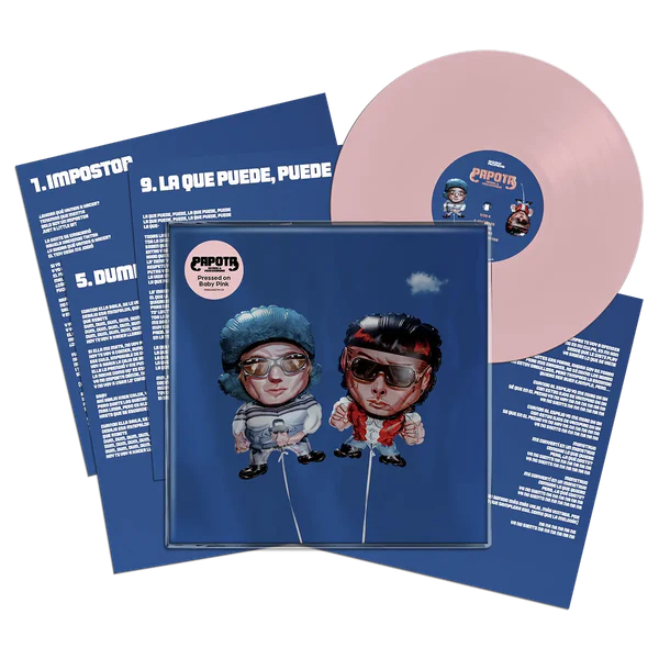 CA7RIEL y Paco Amoroso Papota vinilo Baby Pink portada oficial